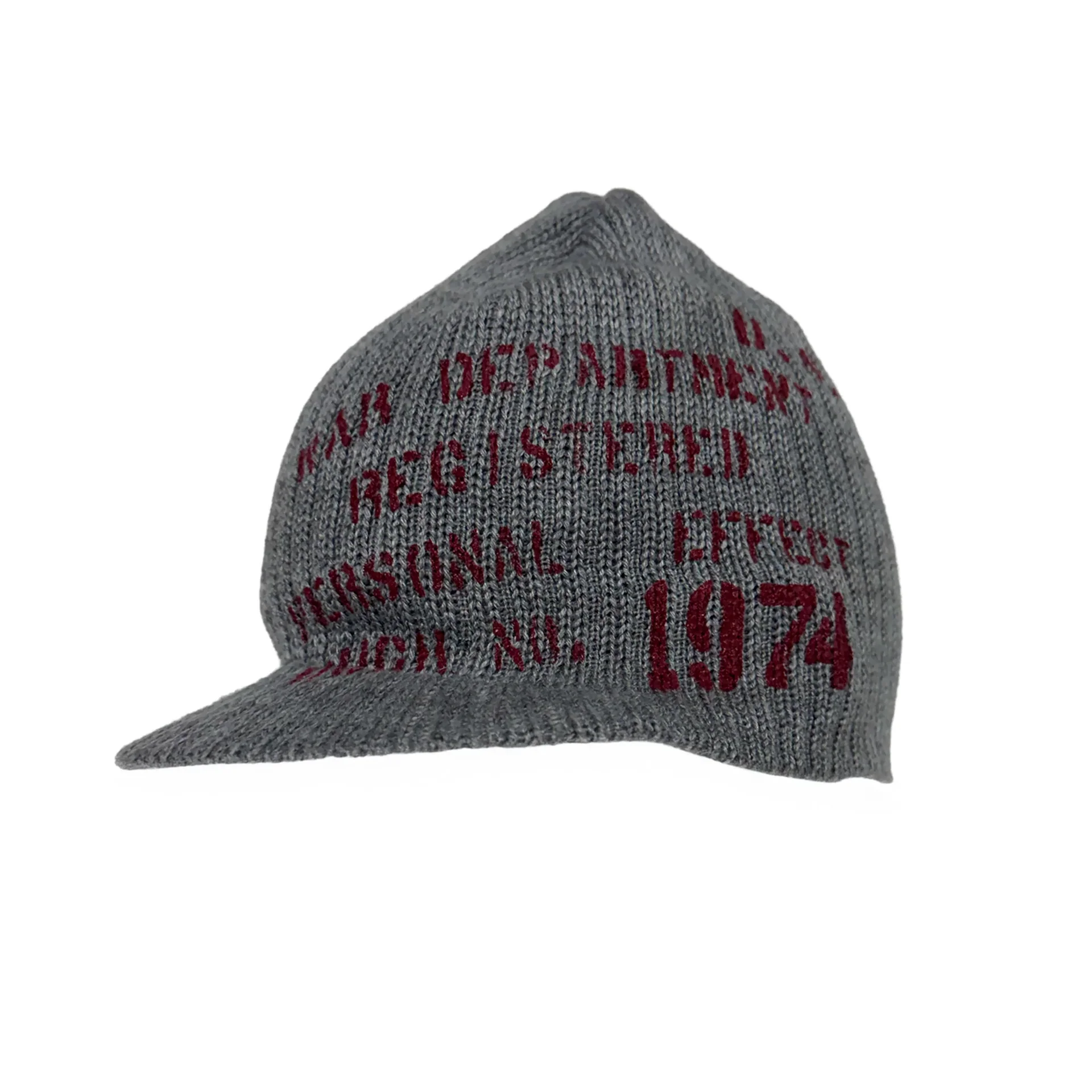 grey_brim_cap_cleaned WAR DEPT BRIM BEANIES