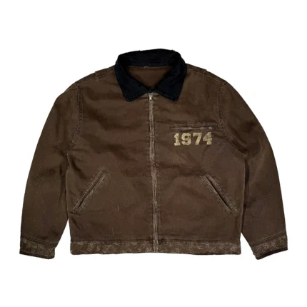 BROWN BOMBER DETROIT JACKET